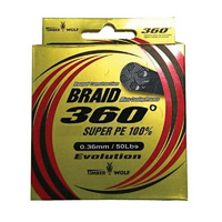 Timber Wolf Braid 360 Super PE 150m Flame Orange