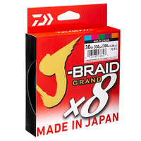 Daiwa J Braid Grand 300m Multi Colour